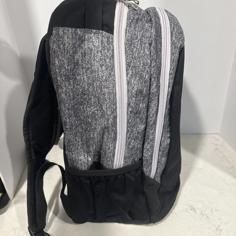 Adidas Journal Backpack Work School Travel Sport Jersey Onix/Black/Purple Tint